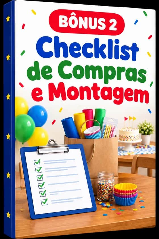 Capa do bônus: Checklist de Compras e Montagem